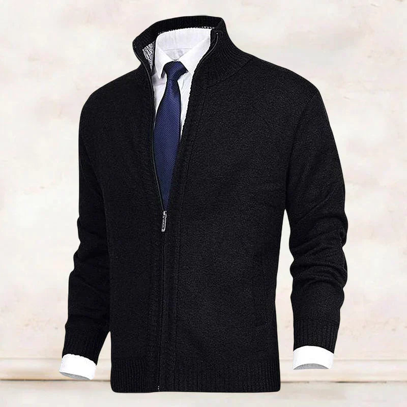 Saber – Strickjacke mit Stehkragen