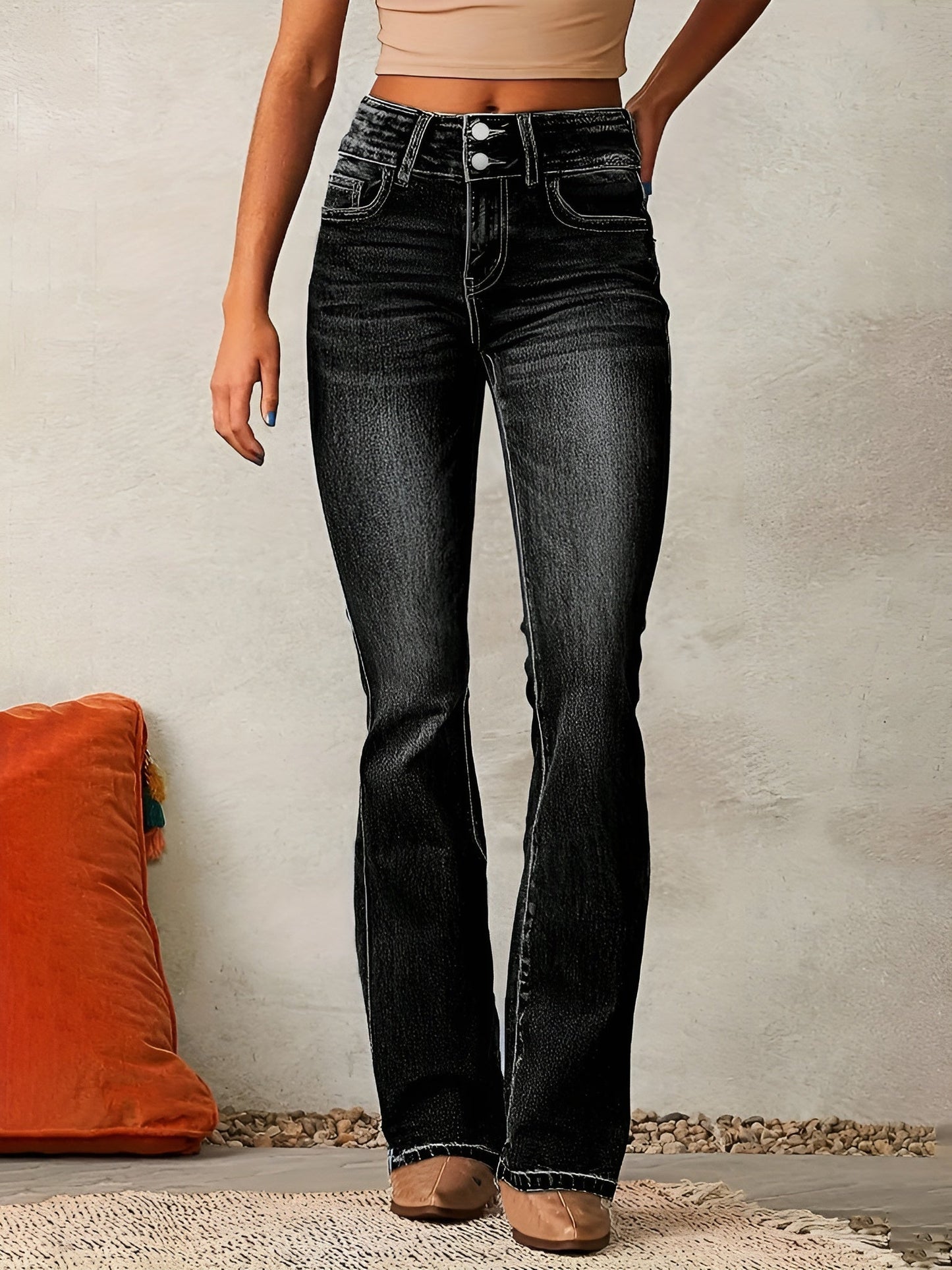 Neely - Gemütliche Damenjeans mit hohem Bund