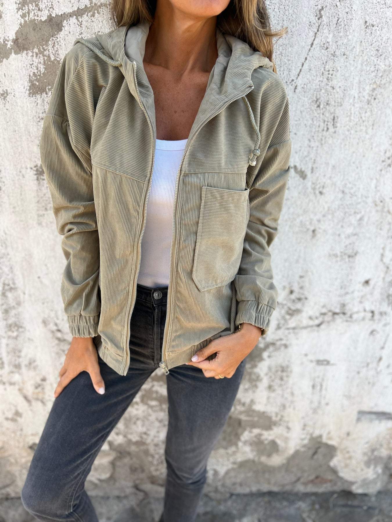 Ariellee – Freizeitjacke mit Kapuze und Zipper