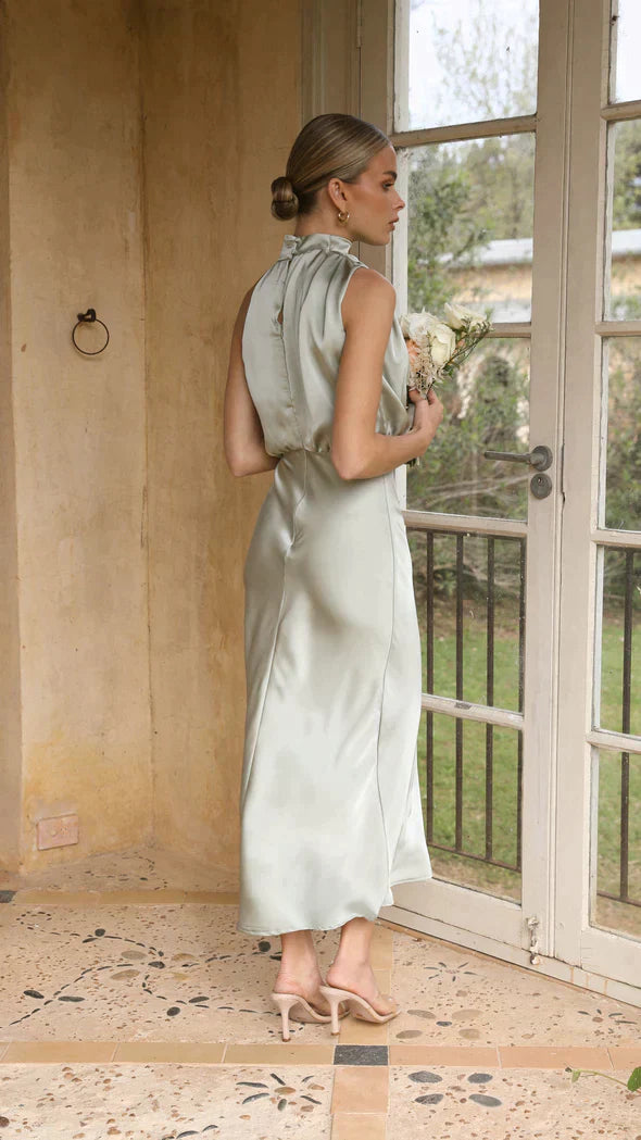 Nancy - Schimmerndes, langes Kleid für Damen