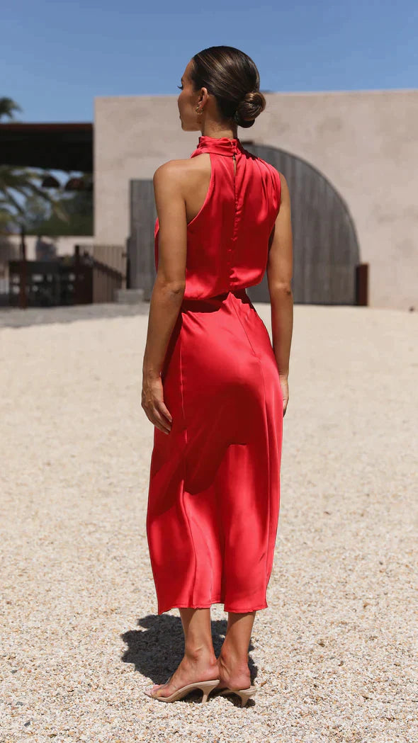 Nancy - Schimmerndes, langes Kleid für Damen