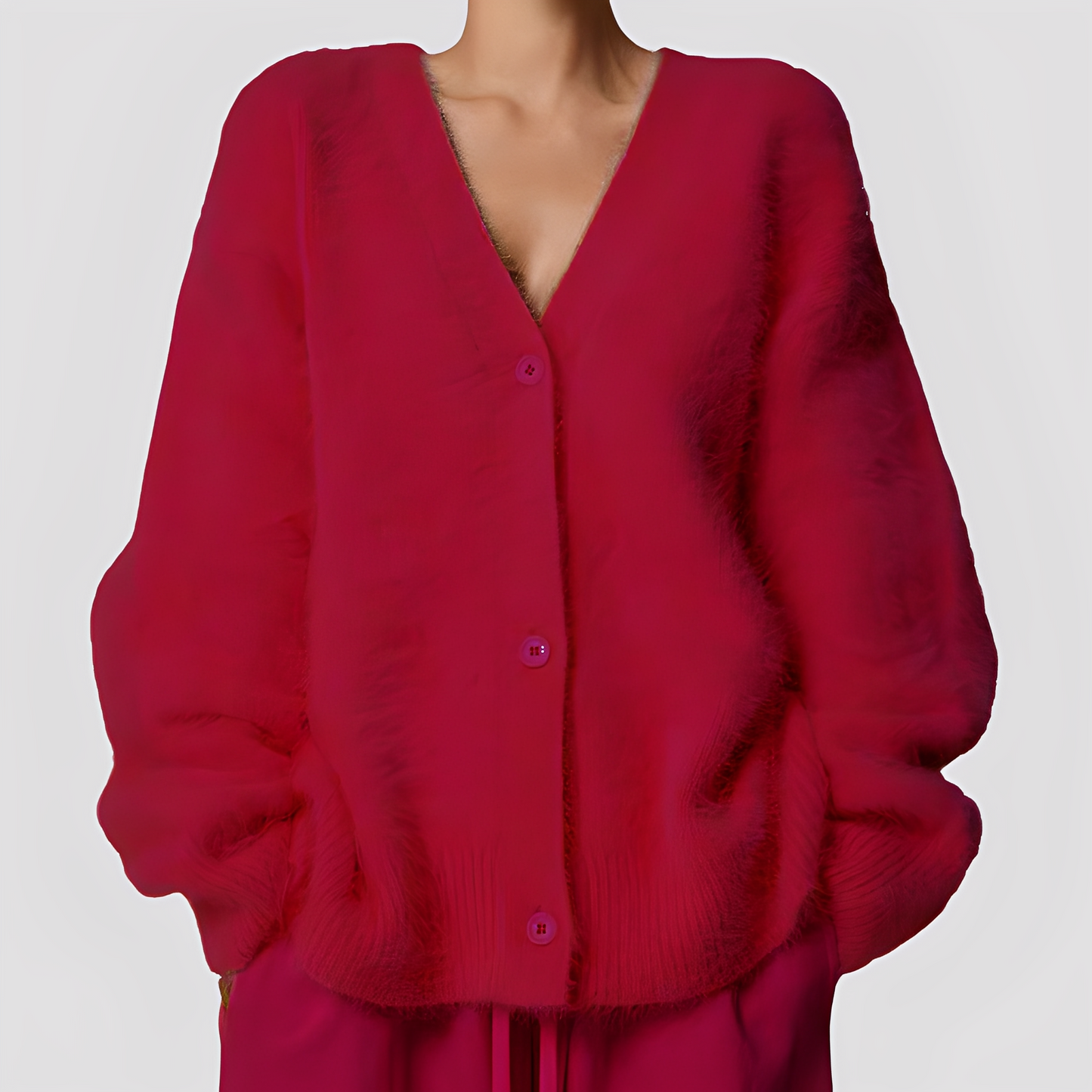 Lavena - Bequemer, weiter Damen-Kaschmirpullover