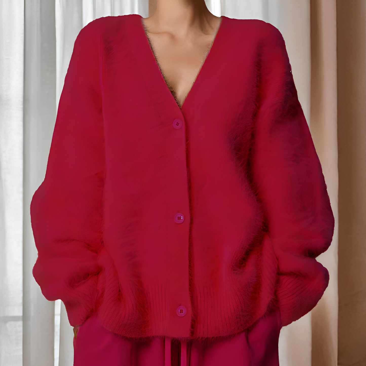 Emberly - Bequemer, weit geschnittener Damen-Kaschmirpullover