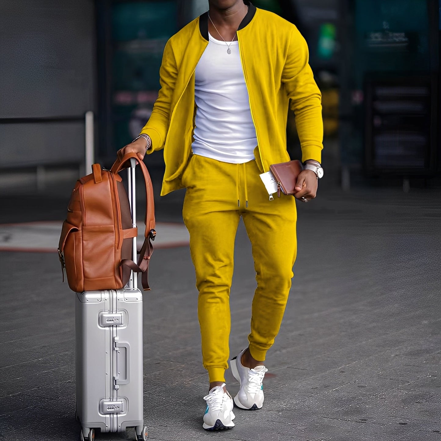 Dillon - Einfaches Herren-Set aus Jacke und Hose