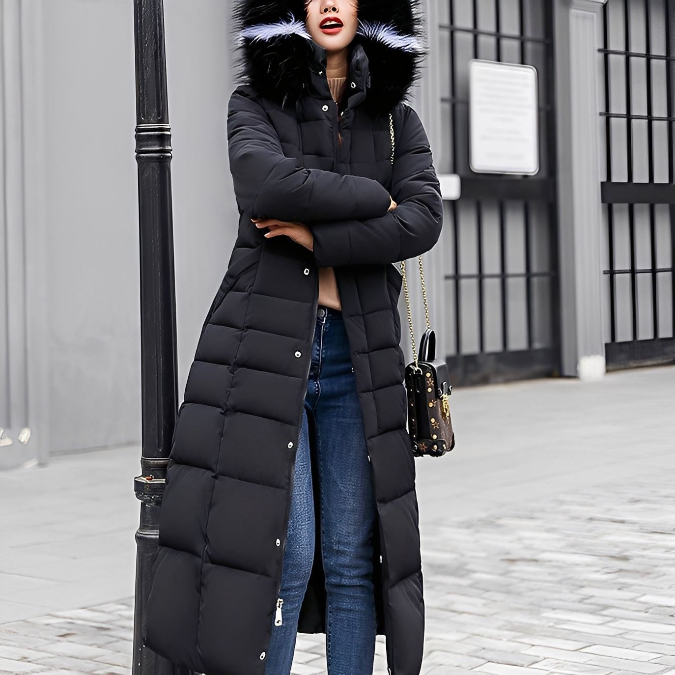 Geraldine - Bequem gefütterte Winterjacke für Frauen