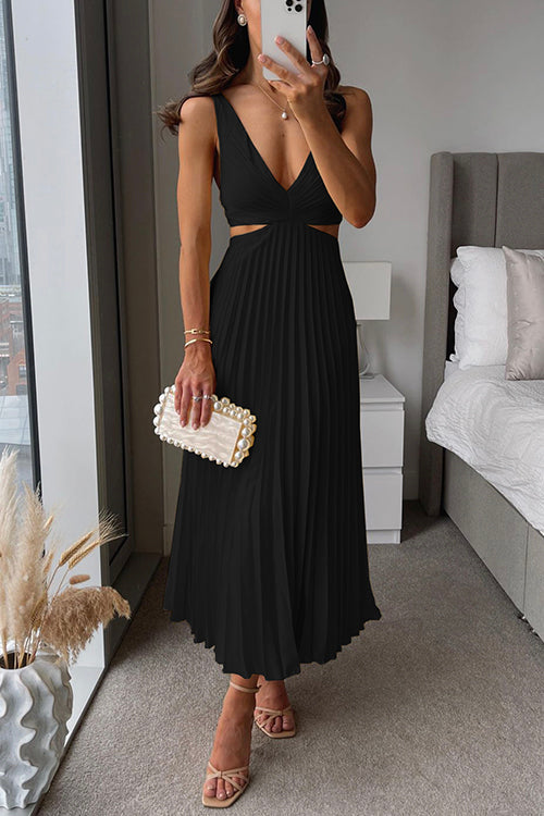Noemi – Elegantes Abendkleid mit Falten für Damen