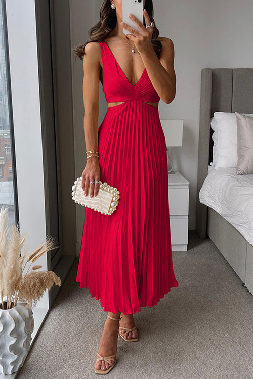 Noemi – Elegantes Abendkleid mit Falten für Damen