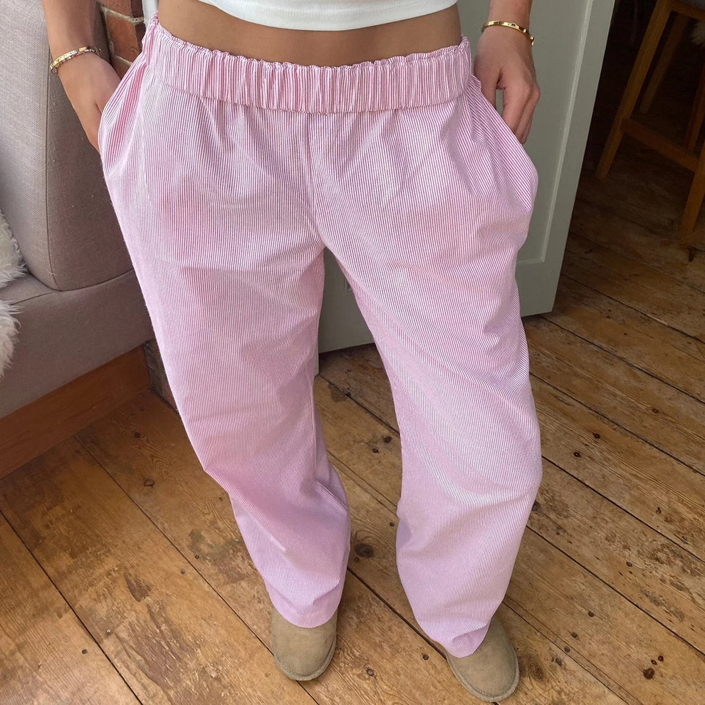 Elis – Damenhosen Breites Bein mit Hoher Taille