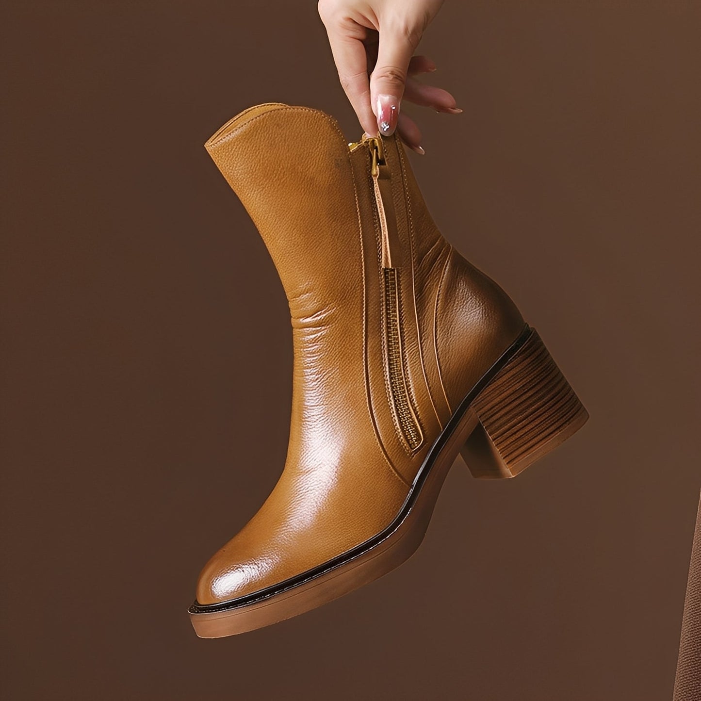 Pamella - Zeitlose Damenlederstiefel