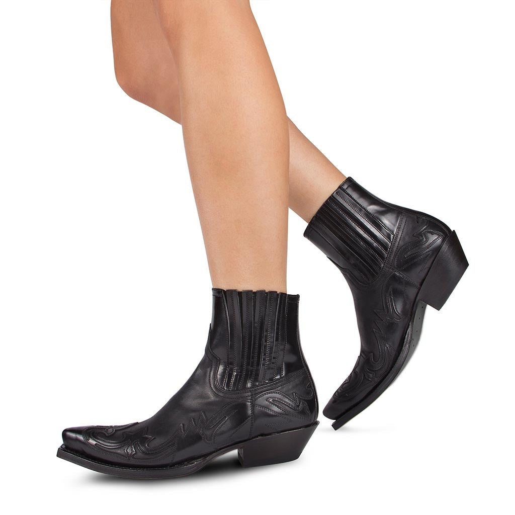 Geraldine - Vintage-Cowboy-Stiefel aus Leder für Damen