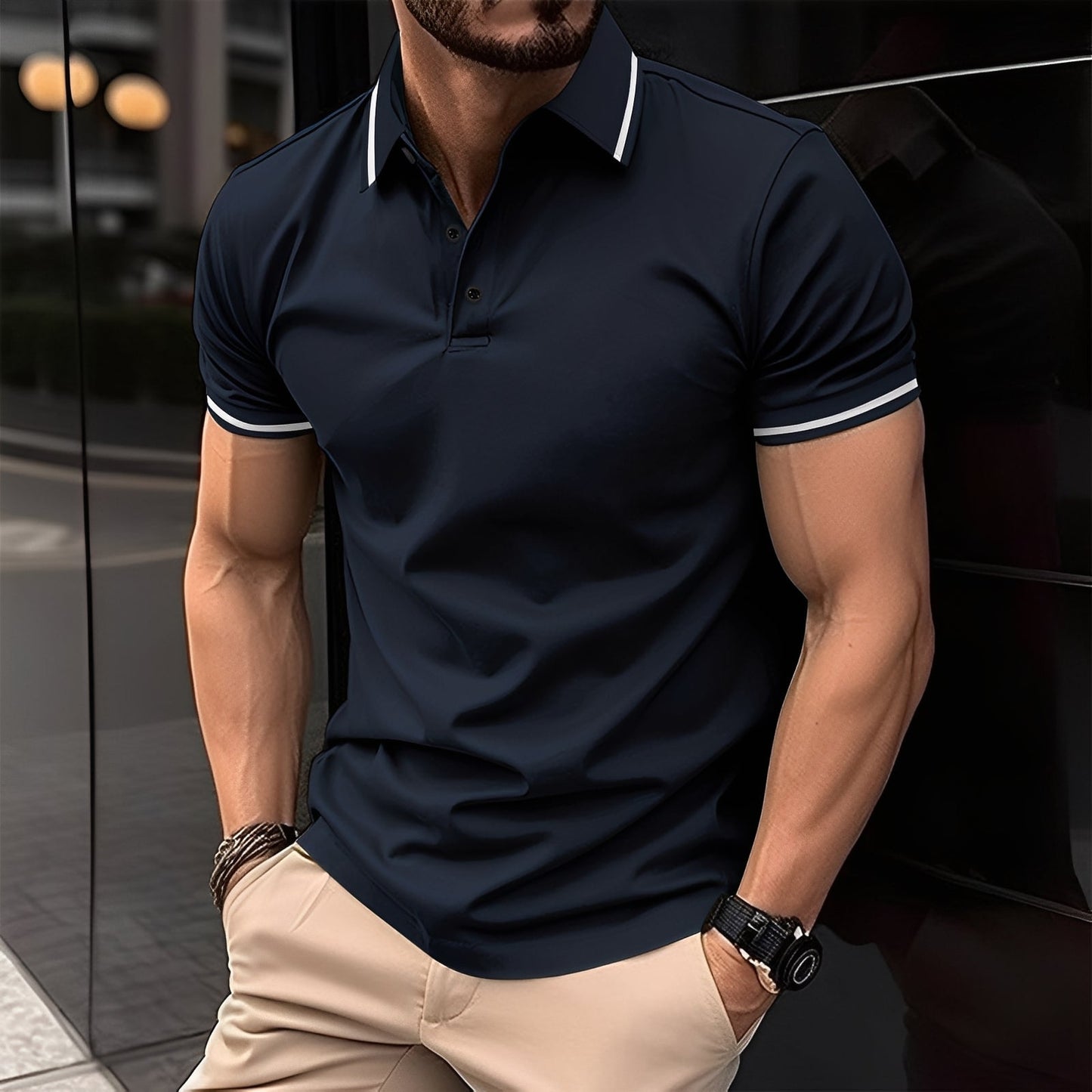 Mervyn - Bequeme, kurzärmelige Herren-Sport-Shirts