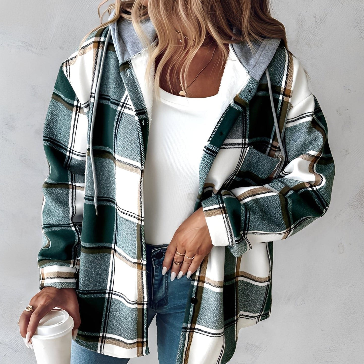 Briana - Gemütliche, warme Damen-Kapuzenjacke