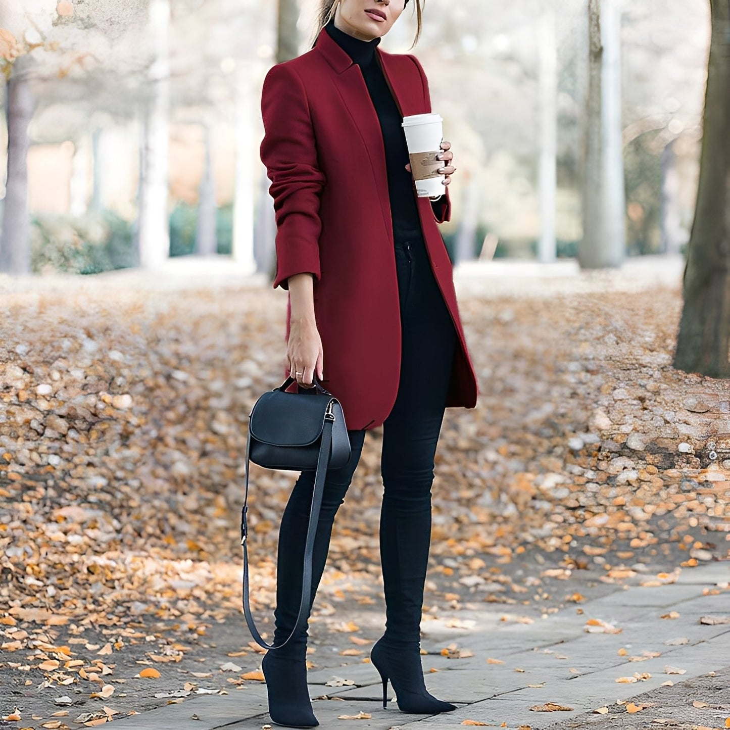 Jazmin - Bequemer, bunter Damen-Wollblazer
