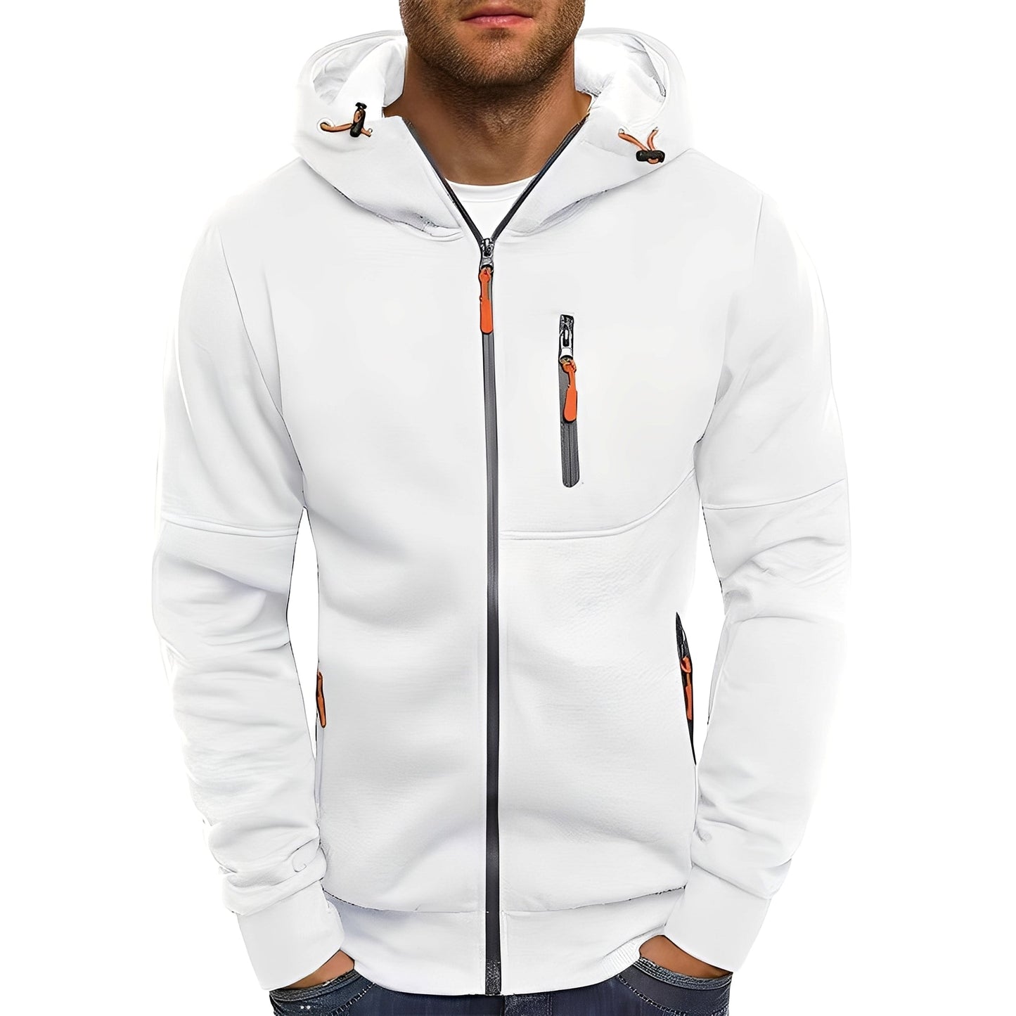 Lowell - Bequeme, modische Herrenjacke mit Kapuze