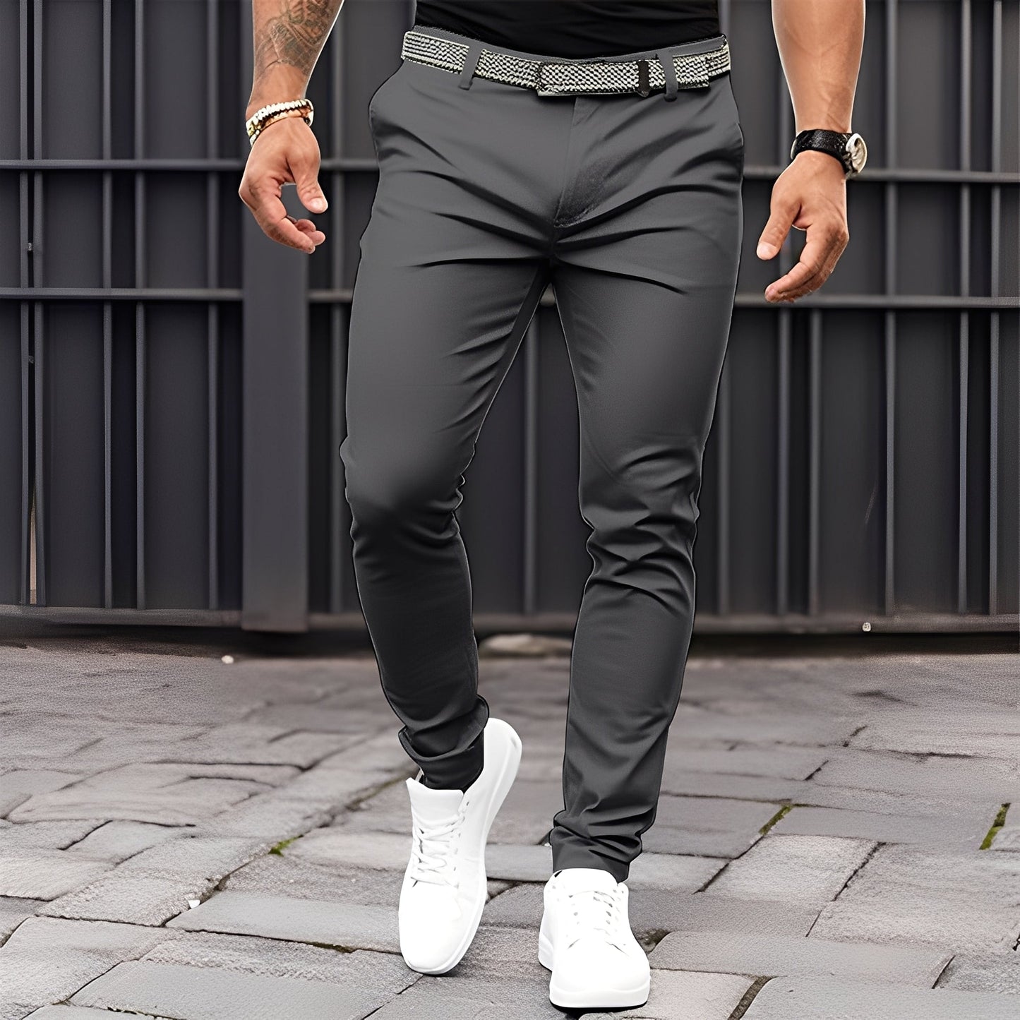 Raphael - Modische, eng geschnittene Herrenhose