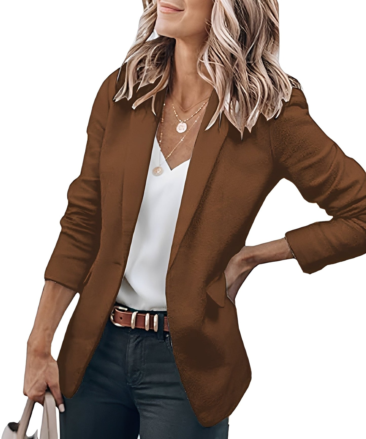 Lynsey - Leichter, eleganter Damenblazer mit einem Knopf