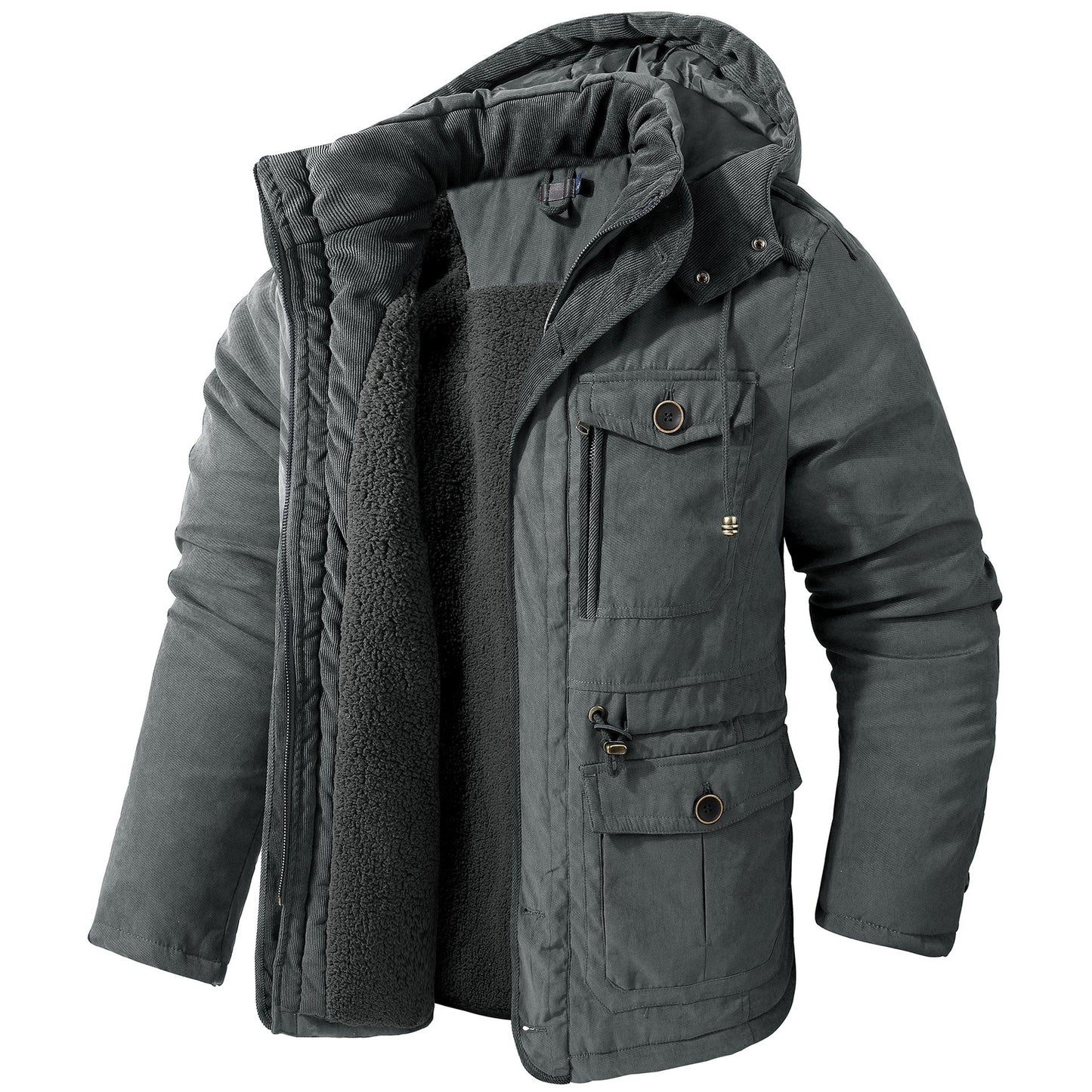 Daren - Bequeme Herrenjacke mit Kapuze