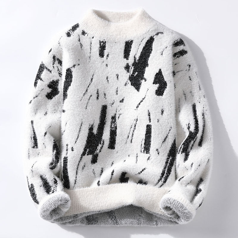 Damian - Zeitgemäßer Herren-Fleecepulli