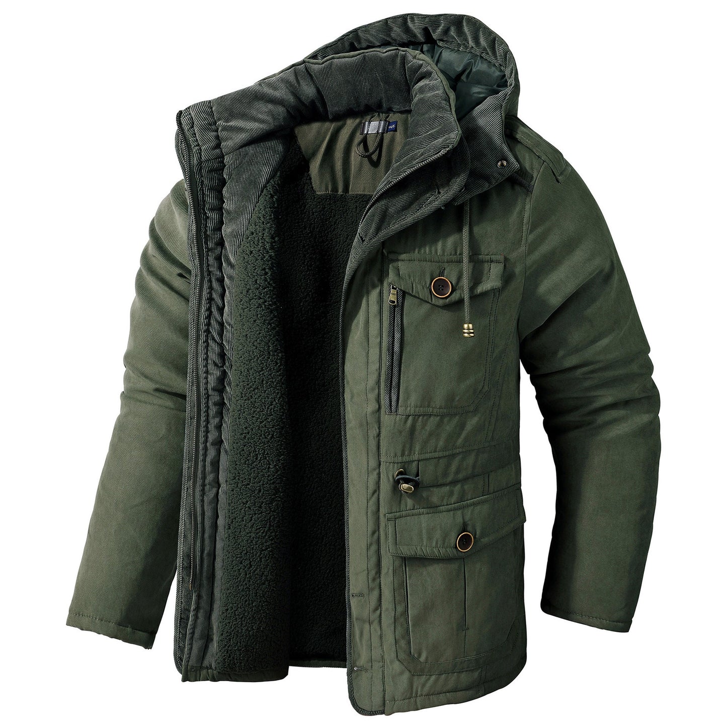 Daren - Bequeme Herrenjacke mit Kapuze