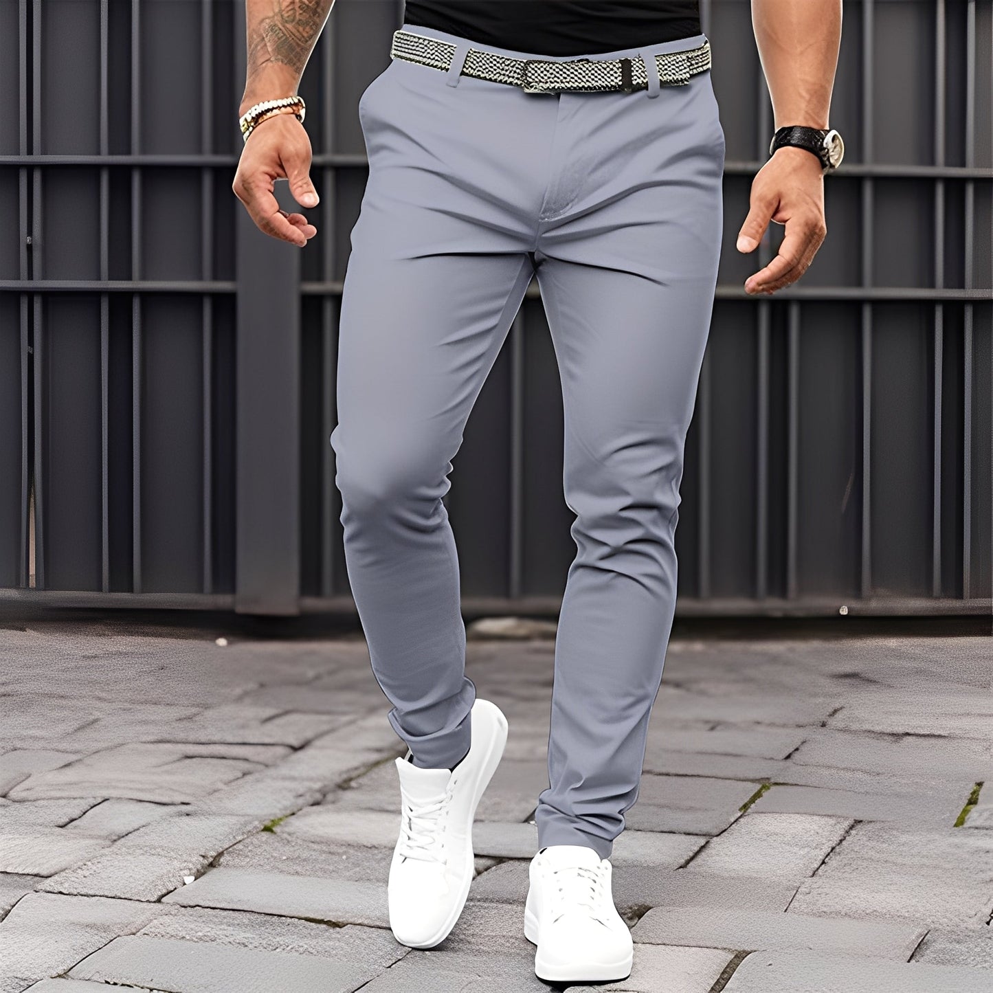 Raphael - Modische, eng geschnittene Herrenhose