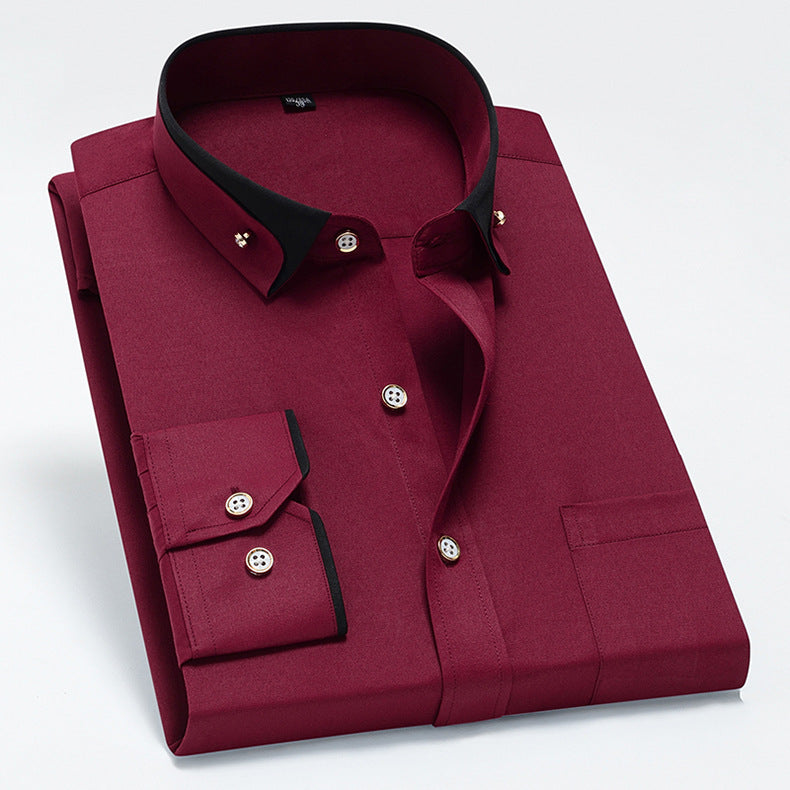 Tanner - Komfortables Herren-Langarmhemd mit Tasche