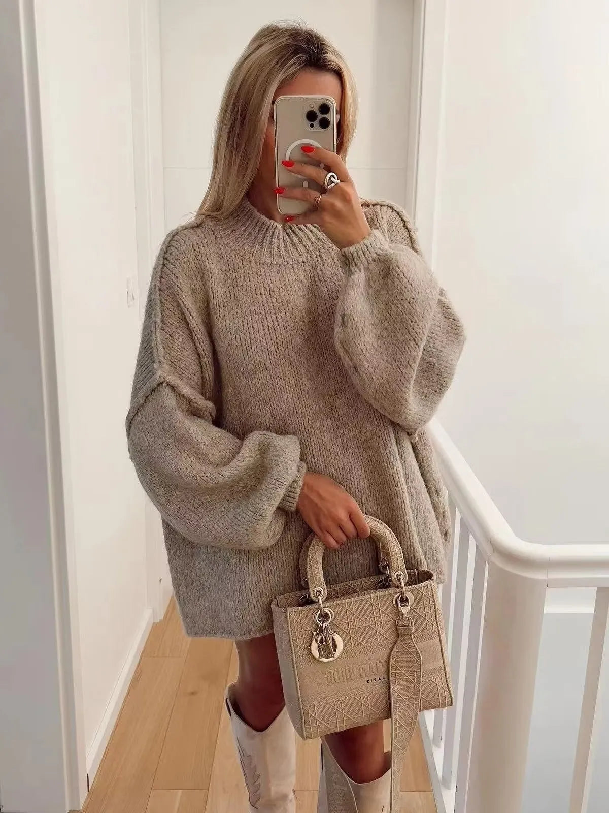 Suki - Dünner Pullover mit Rundhalsausschnitt