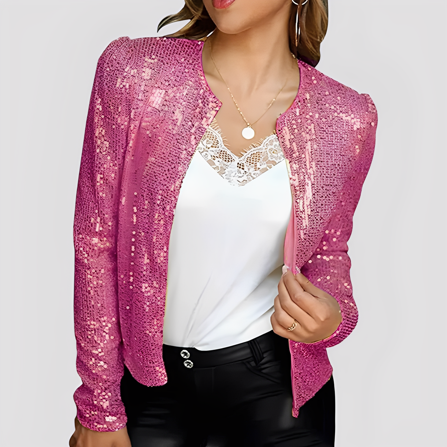Shannen - Eleganter Damenblazer mit Glanz