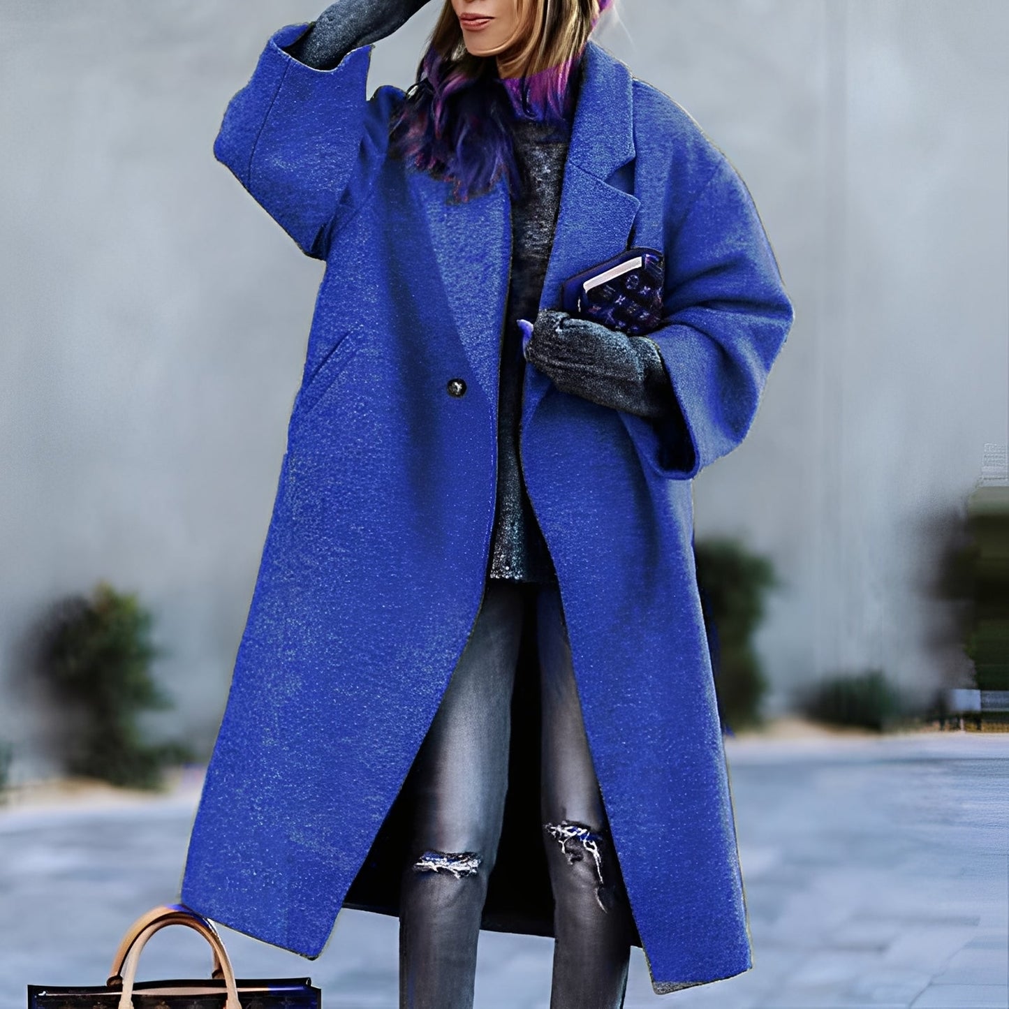 Haylie - Eleganter, klassischer, lockerer Damenmantel