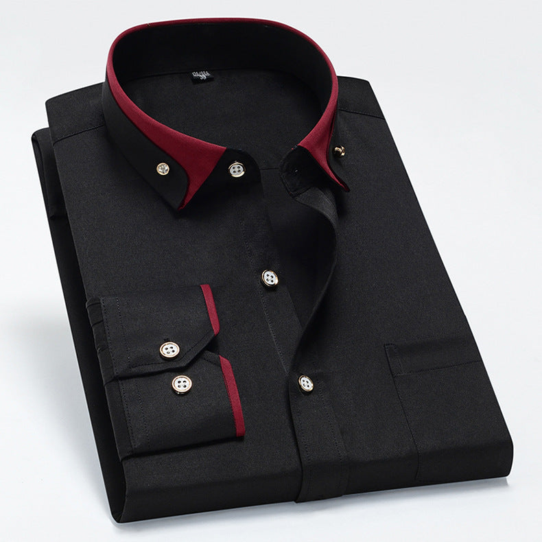 Tanner - Komfortables Herren-Langarmhemd mit Tasche