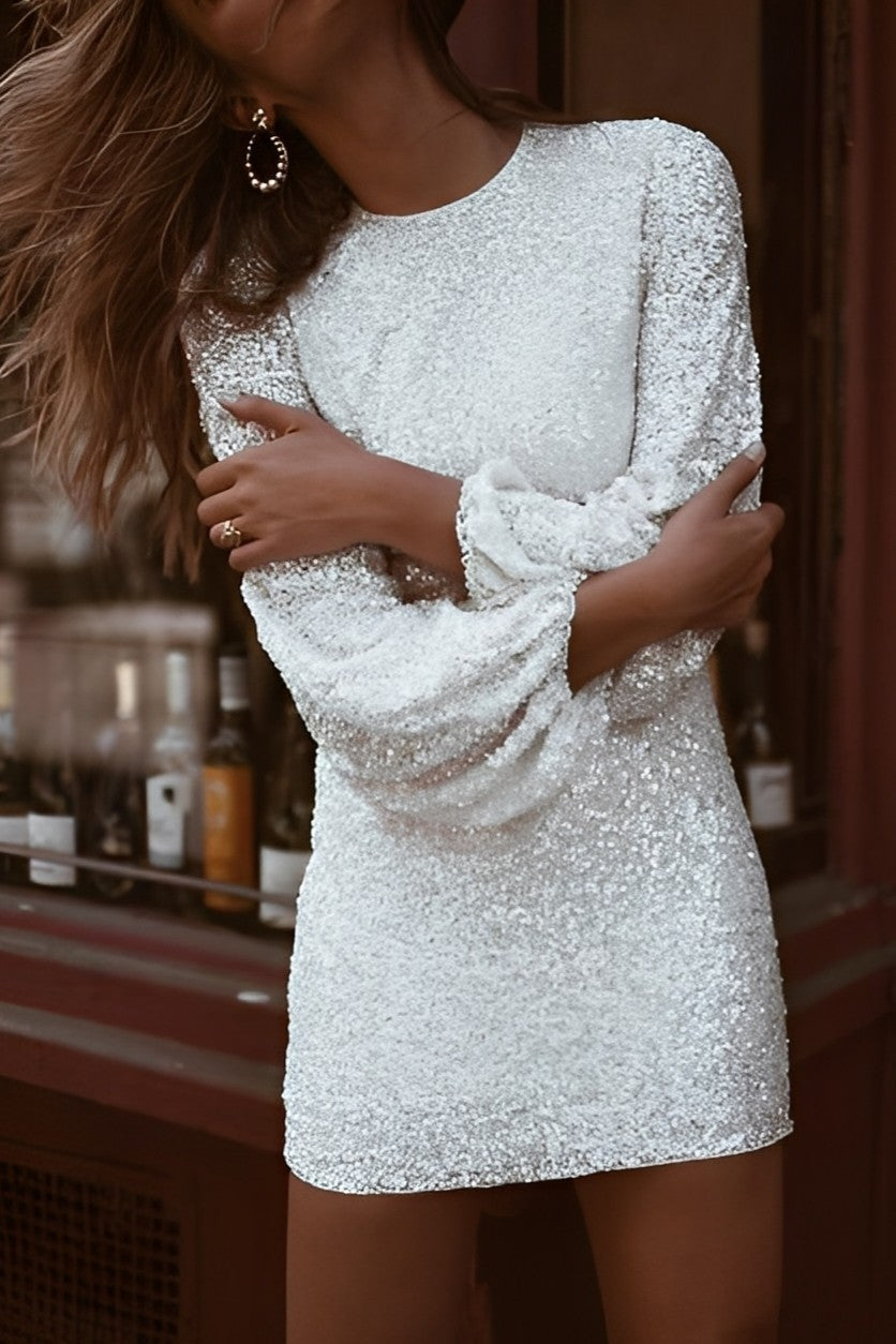 Cheyanne - Elegantes, glänzendes enges Damenkleid