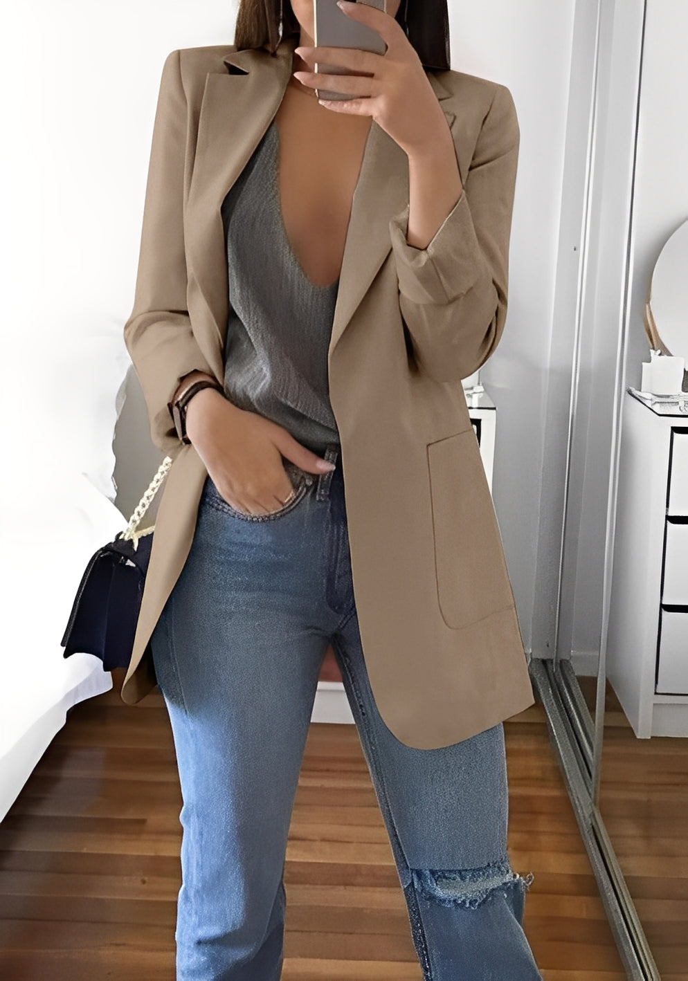 Stephanie - Eleganter, schmaler Blazer für Damen