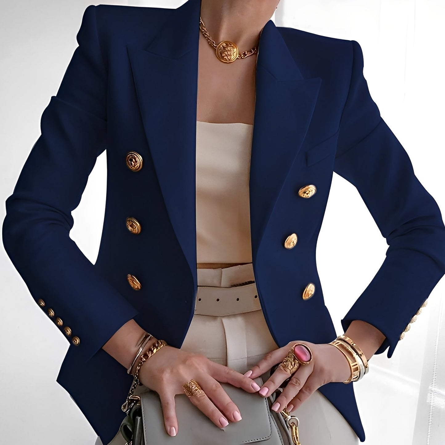 Raschelle - Traditioneller Damenblazer mit Knöpfen