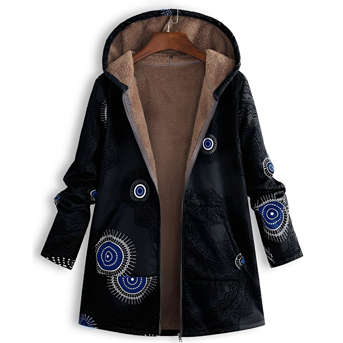 Olyvia - Damenjacke im Retro-Look mit Muster