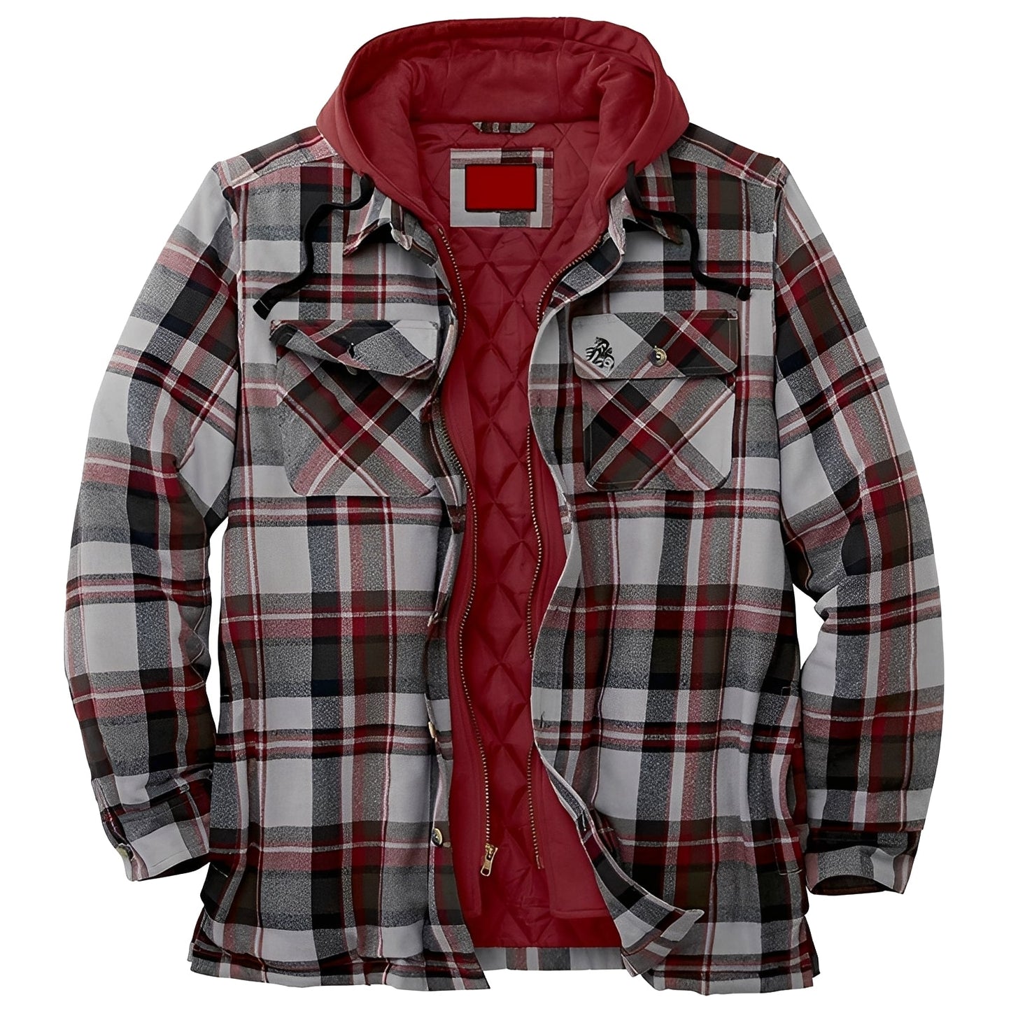 Denzil - Bequeme karierte Flanelljacke für Männer