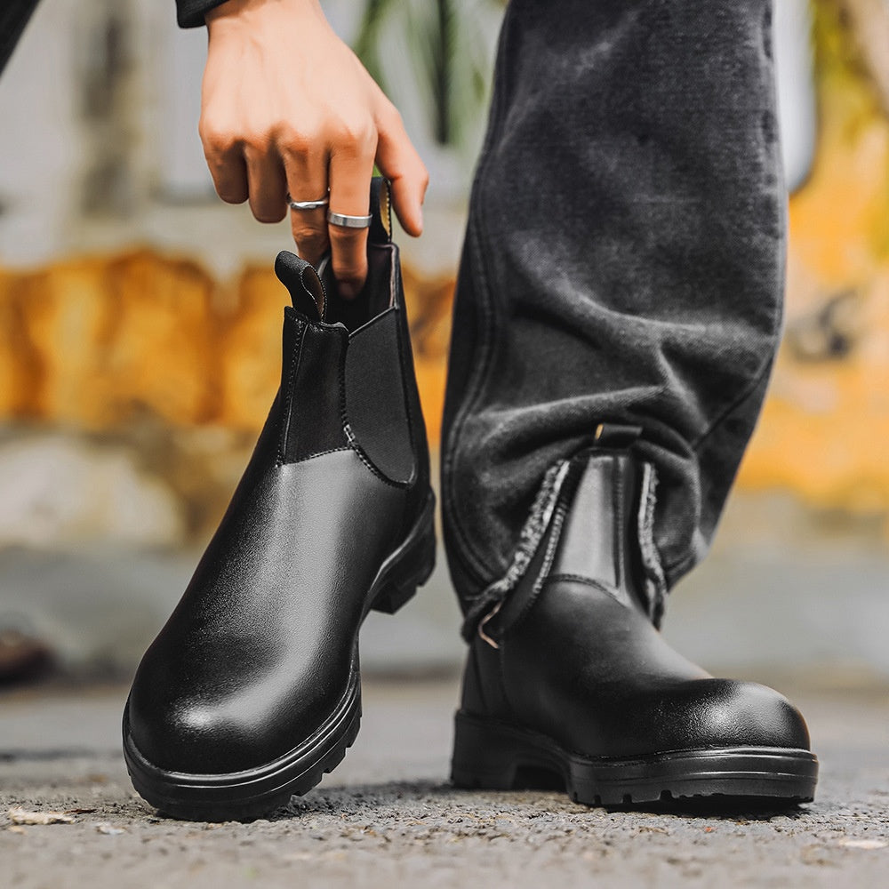 Gilbert - Trendige Vintage-Lederstiefel für Männer
