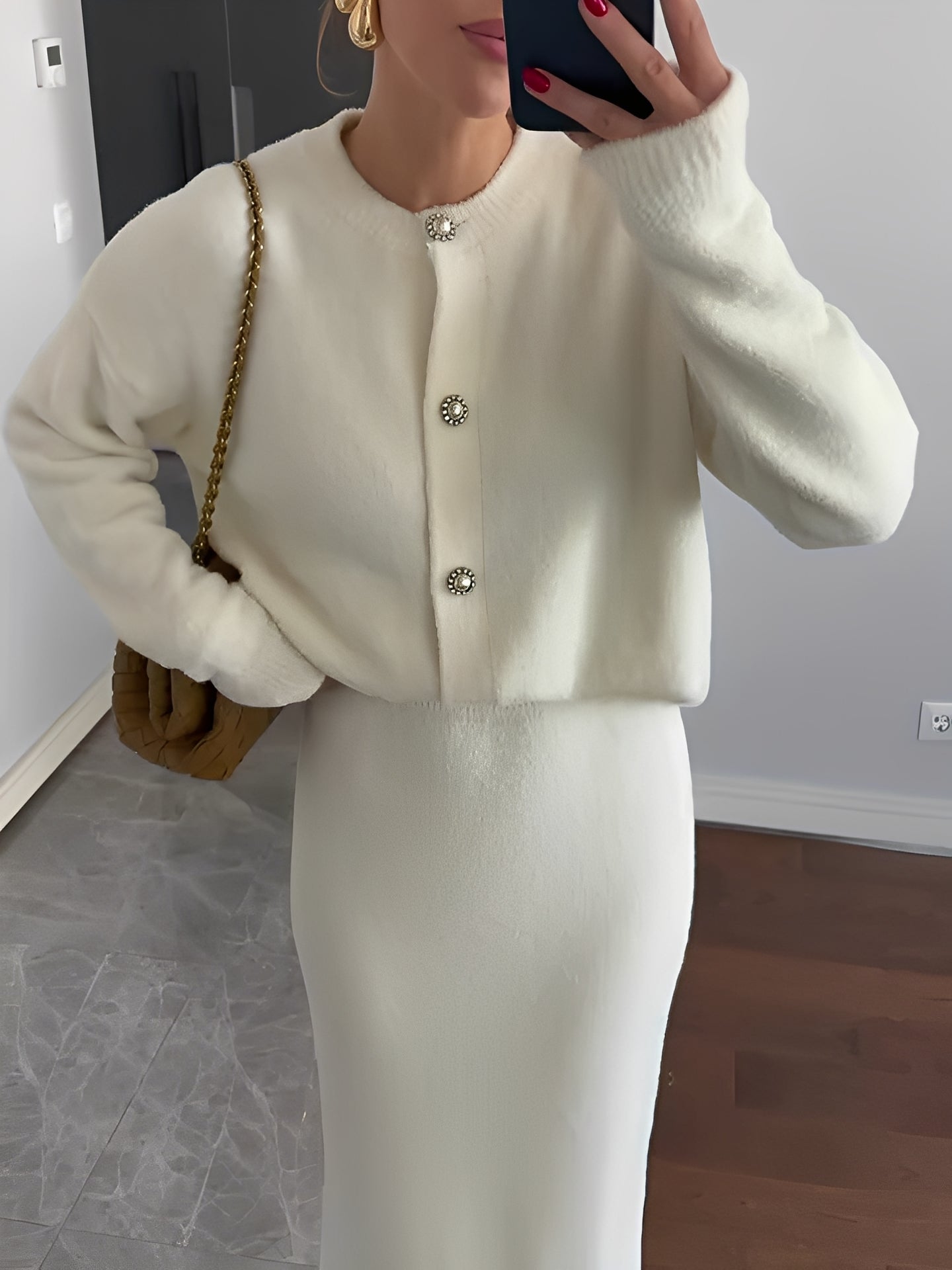 Cecilia - Schickes Set aus Jacke und Rock für Damen