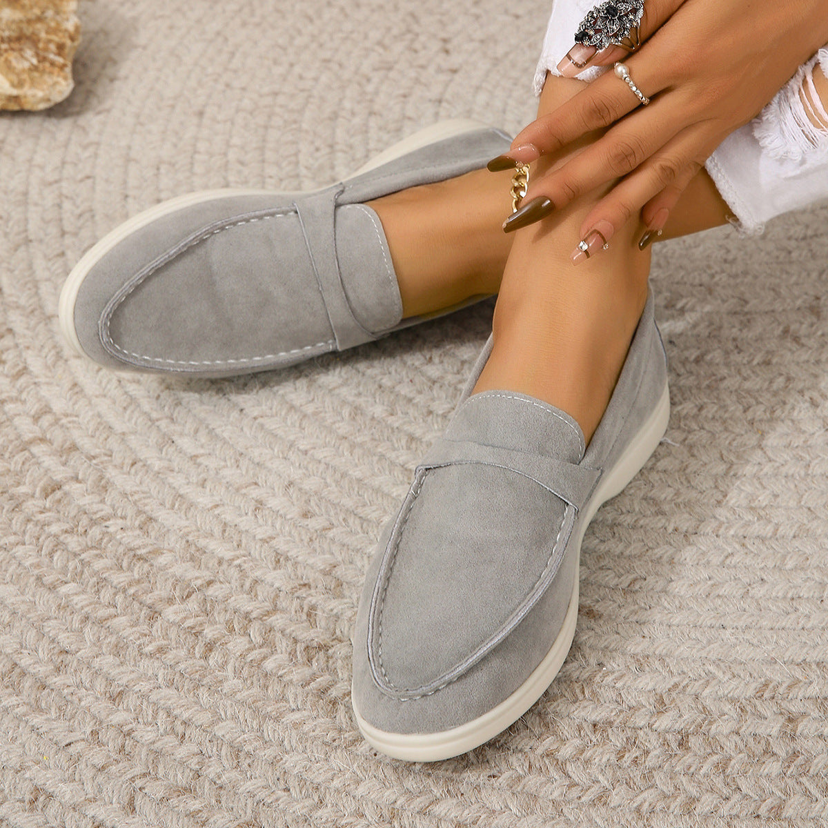 Yasmine - Klassische Wildleder-Damenschuhe