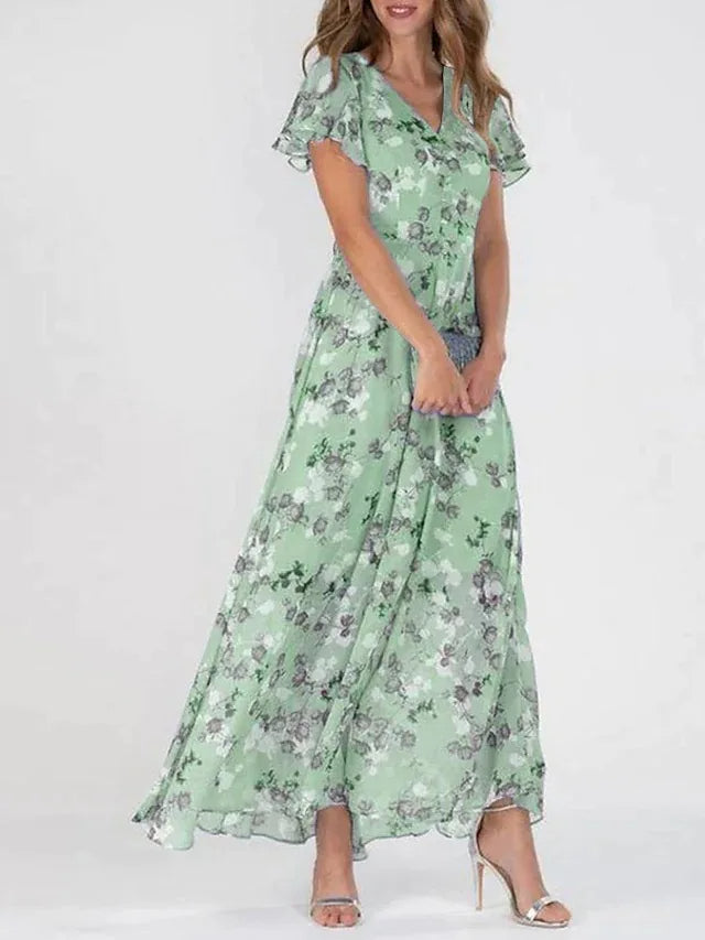 Lea – Elegantes Kleid in Midi-Länge für jeden Anlass