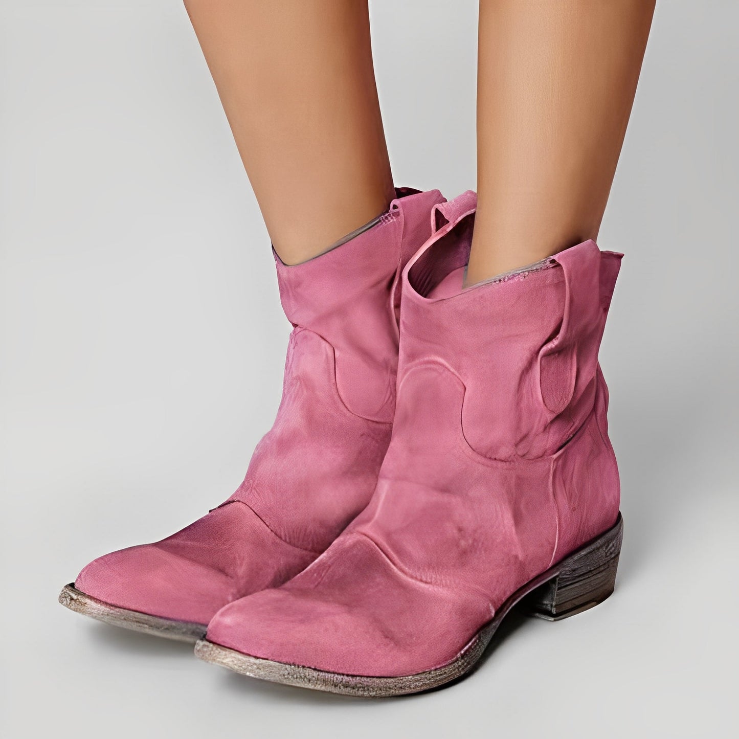 Margaret - Bequeme Damenlederstiefeletten