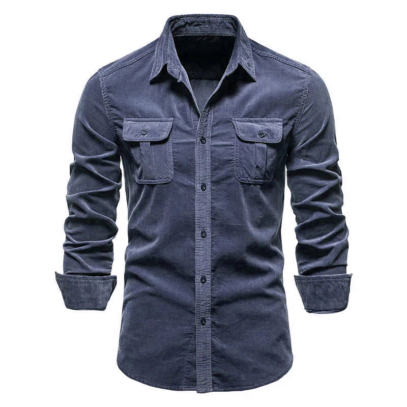 Rowen - Einfaches Herrenshirt mit Taschen