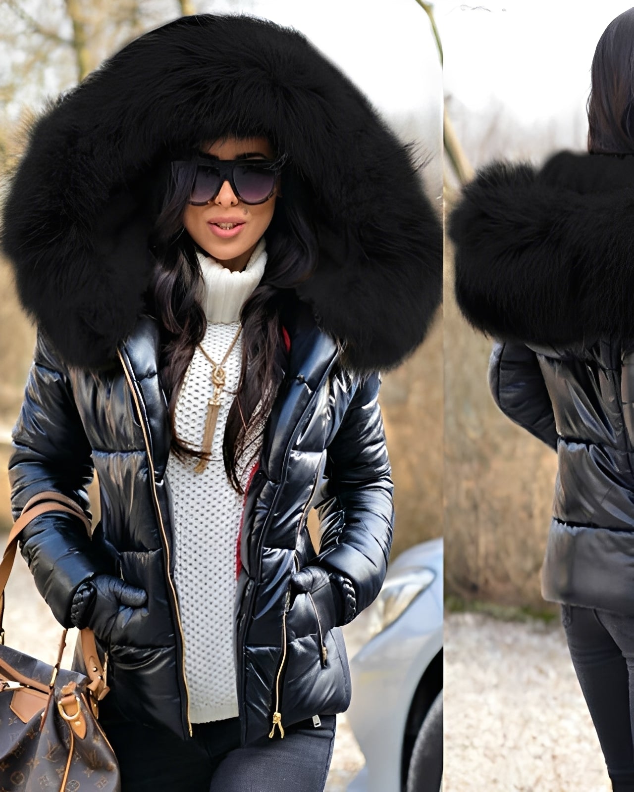 Rosanna - Eleganter Daunenmantel mit modernem Stil für Damen