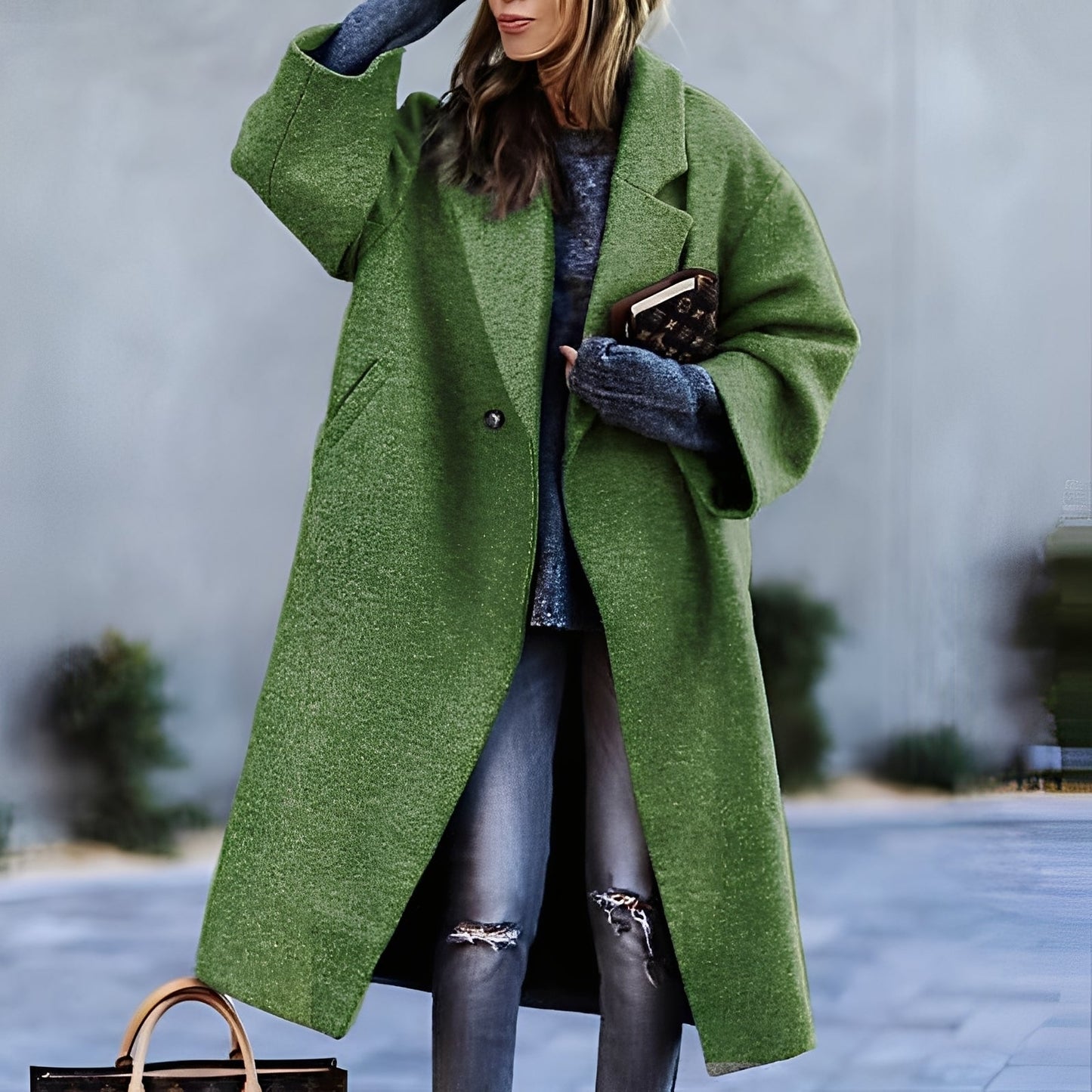 Haylie - Eleganter, klassischer, lockerer Damenmantel