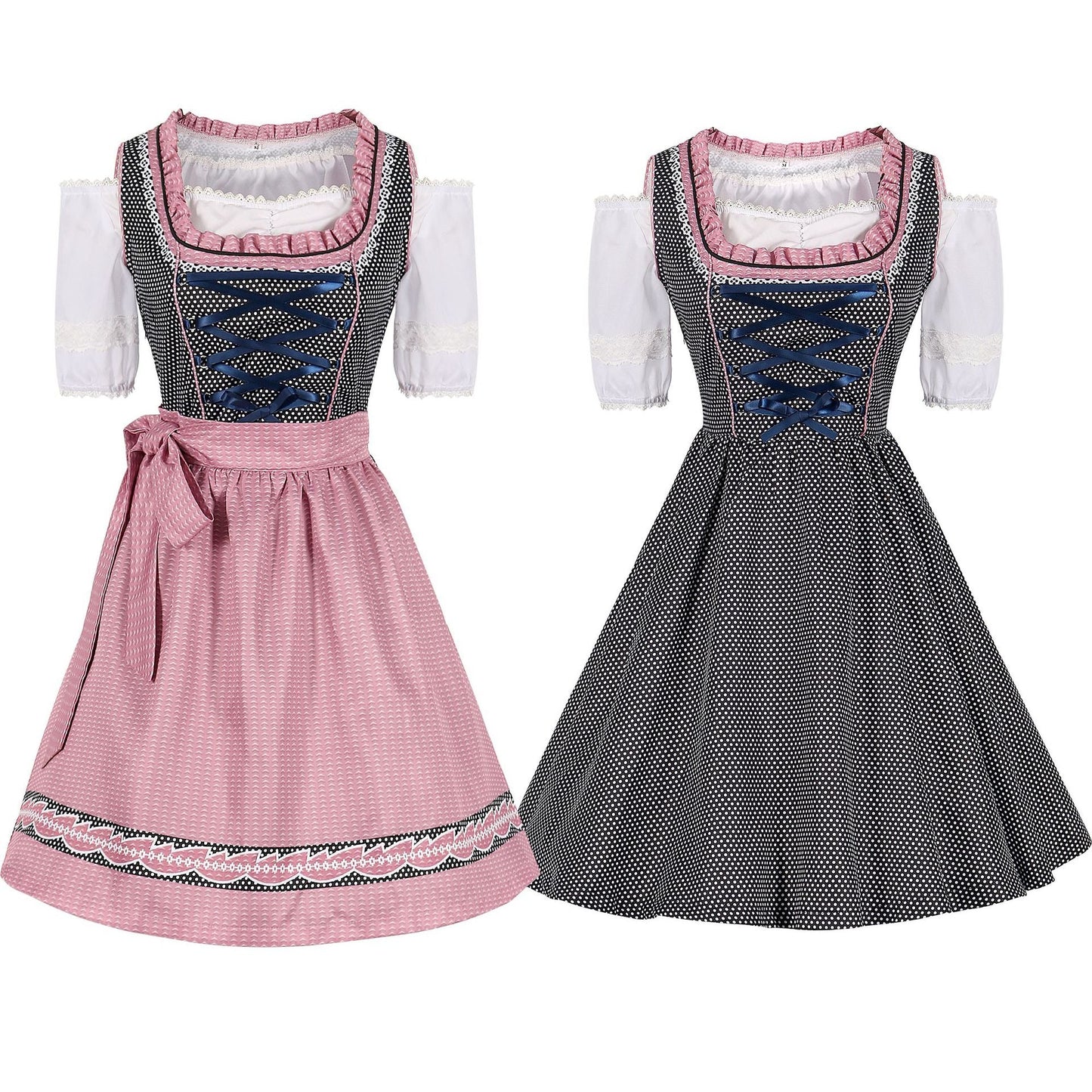 Velda - Klassisches Oktoberfestkleid mit Trägern für Damen