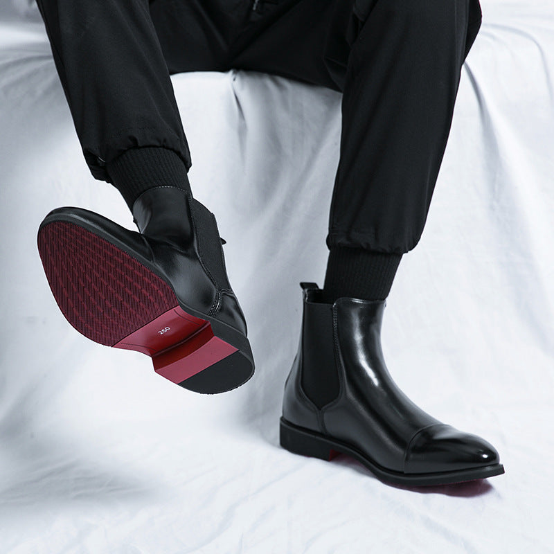 Kennith - Modische und bequeme Chelsea-Lederstiefel für Herren