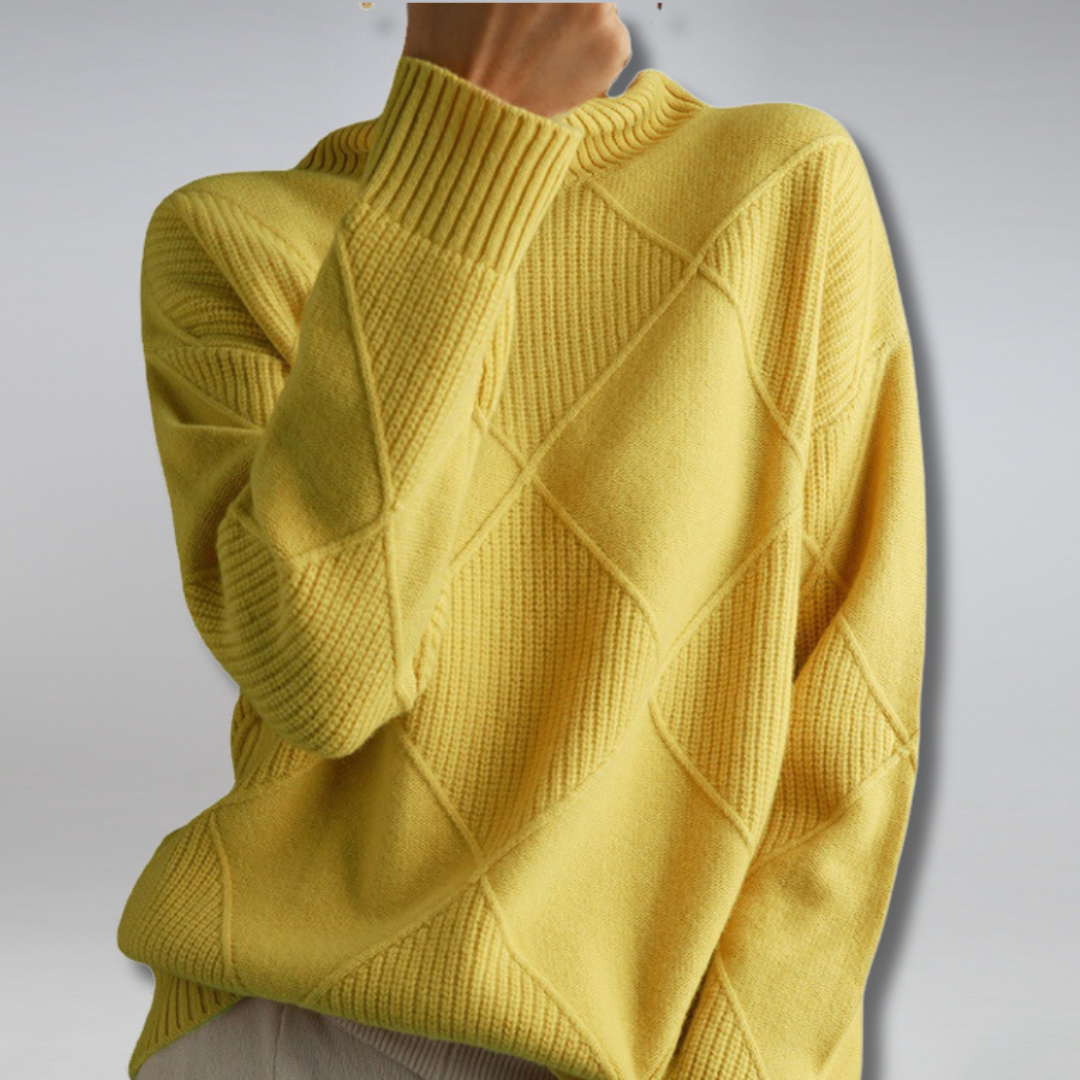 Camille – Damen-Kaschmir-Rollkragenpulli