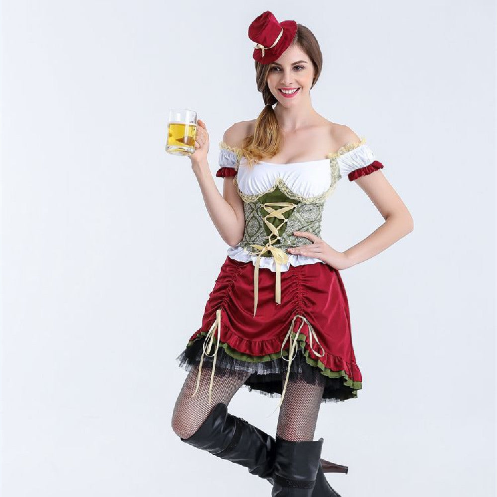 Katelyn - Modisches, enges Oktoberfest-Dirndl für Damen