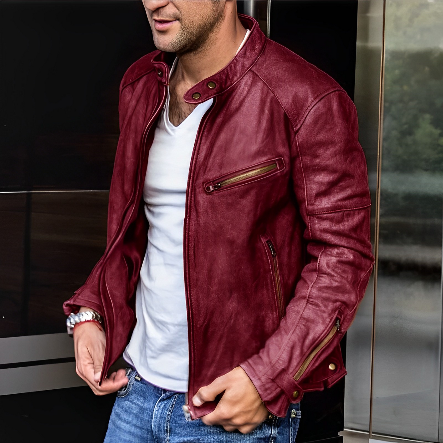 Dalton – Stilvolle Lederjacke für alle Jahreszeiten