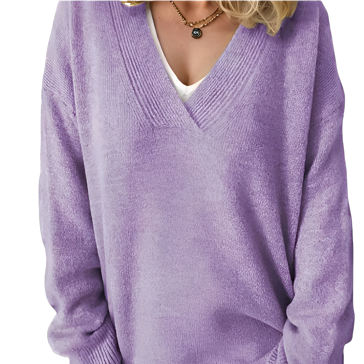 Camryn - Damenpullover aus lockerem Strick
