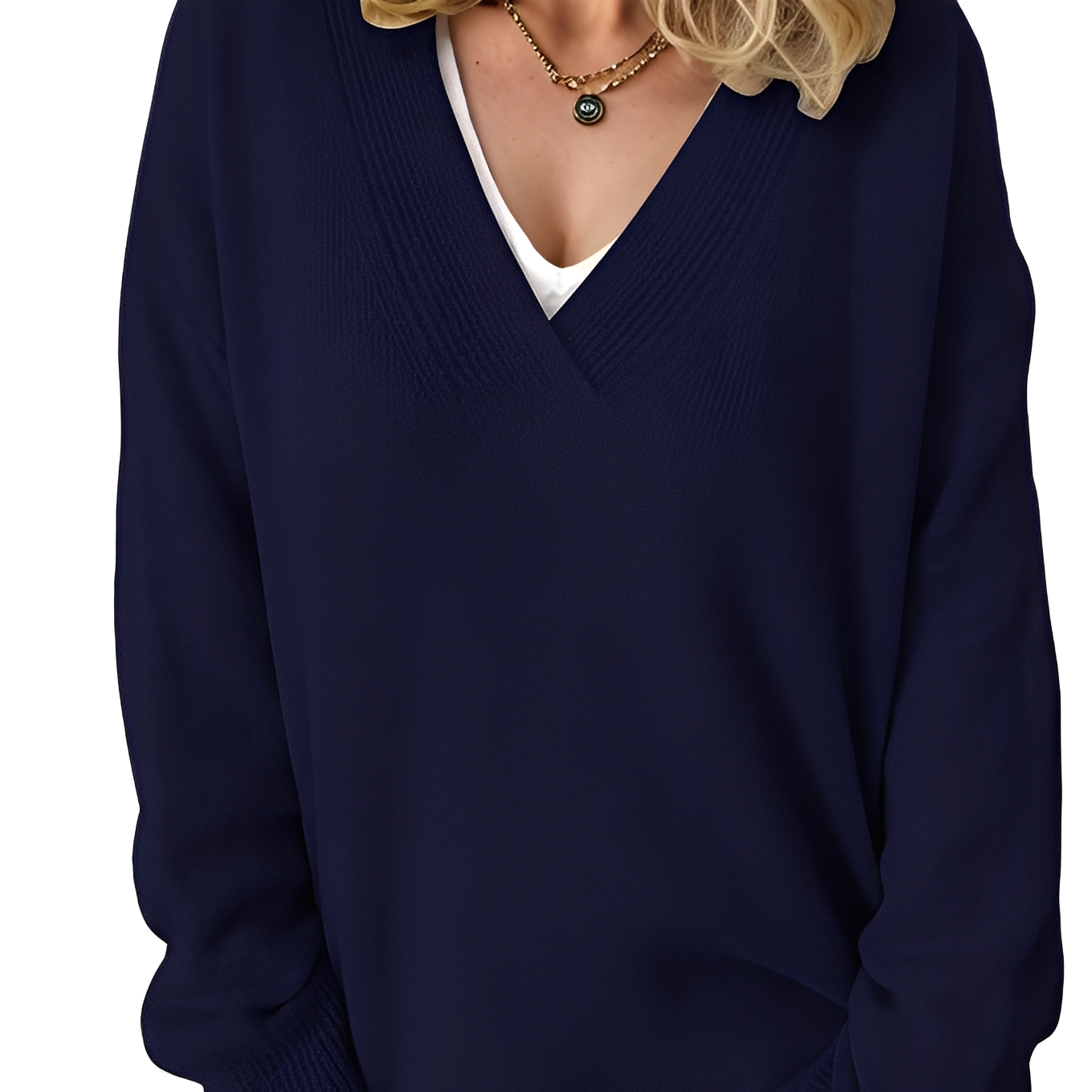 Camryn - Damenpullover aus lockerem Strick
