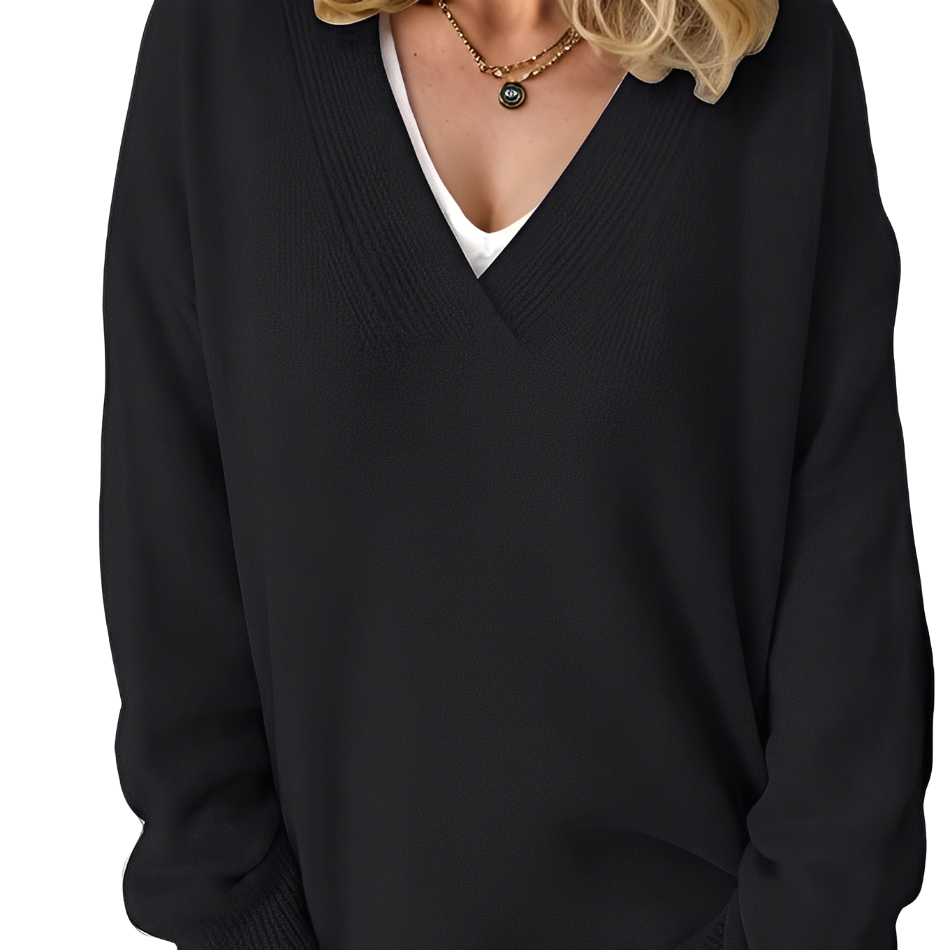 Camryn - Damenpullover aus lockerem Strick